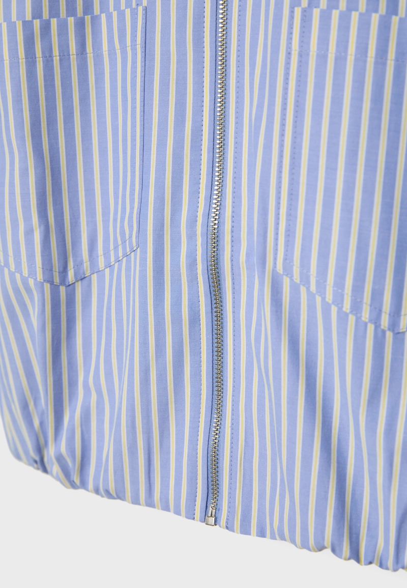 Рубашка без рукавов с молнией