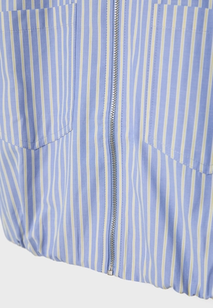 Рубашка без рукавов с молнией- Заказать в России