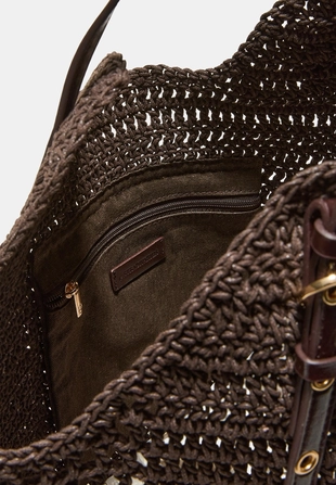 Сумка-шопер крючком- Заказать в России