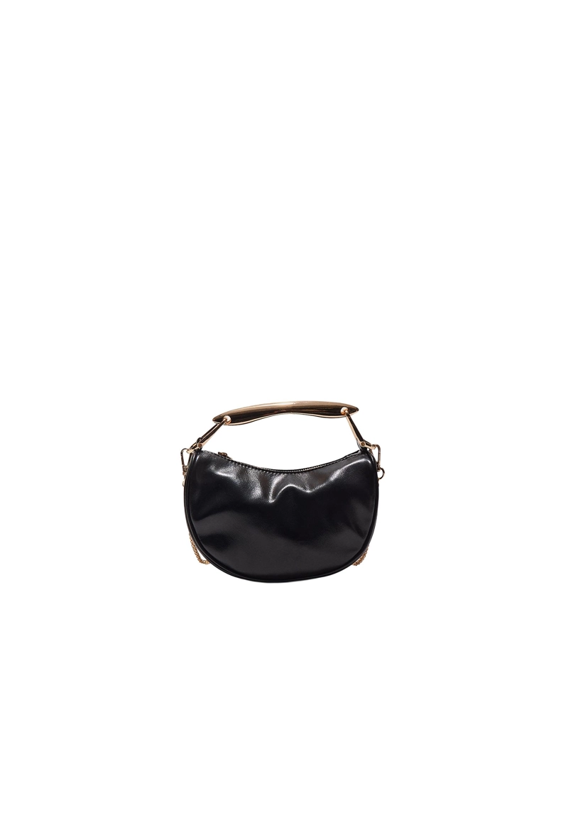 Мини-сумка с металлической ручкой