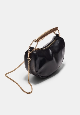 Мини-сумка с металлической ручкой- Заказать в России