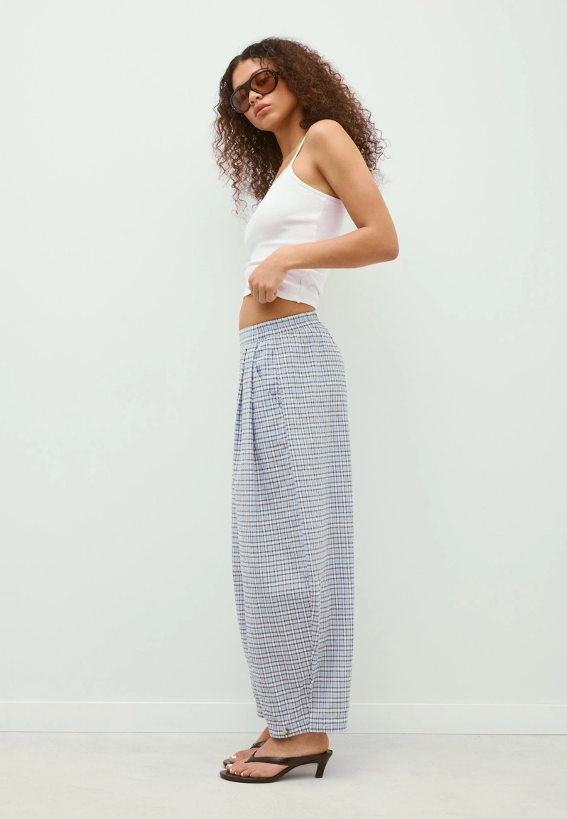 Брюки barrel свободного кроя