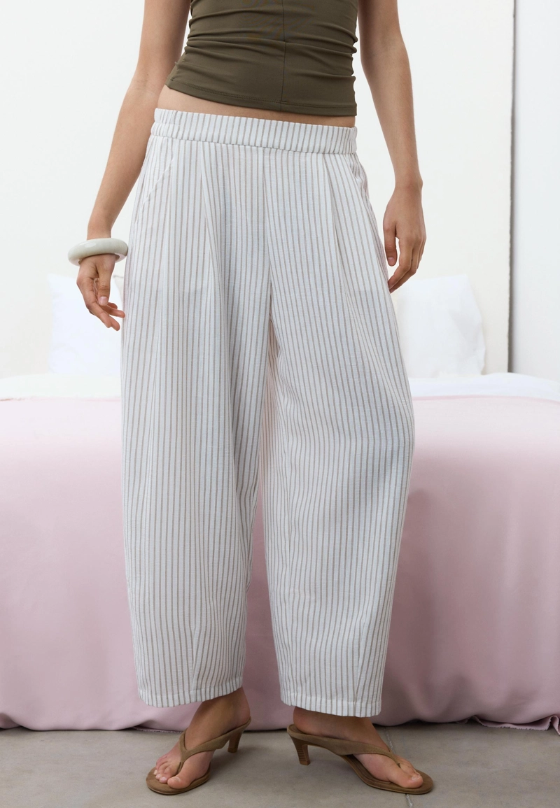 Брюки barrel свободного кроя