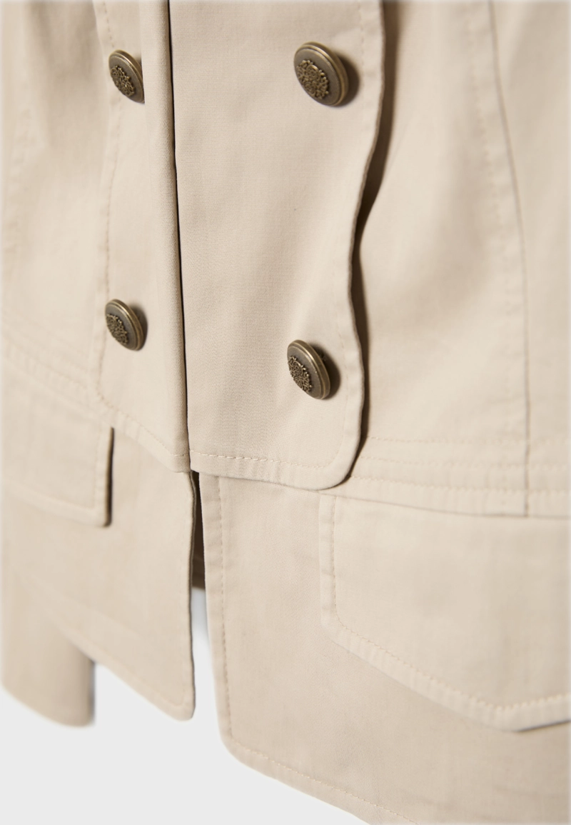 Пиджак в стиле милитари