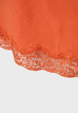 Короткое платье из кружева в стиле рустик- Заказать в России