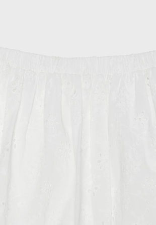 Юбка-баллон с ажурной вышивкой- Заказать в России