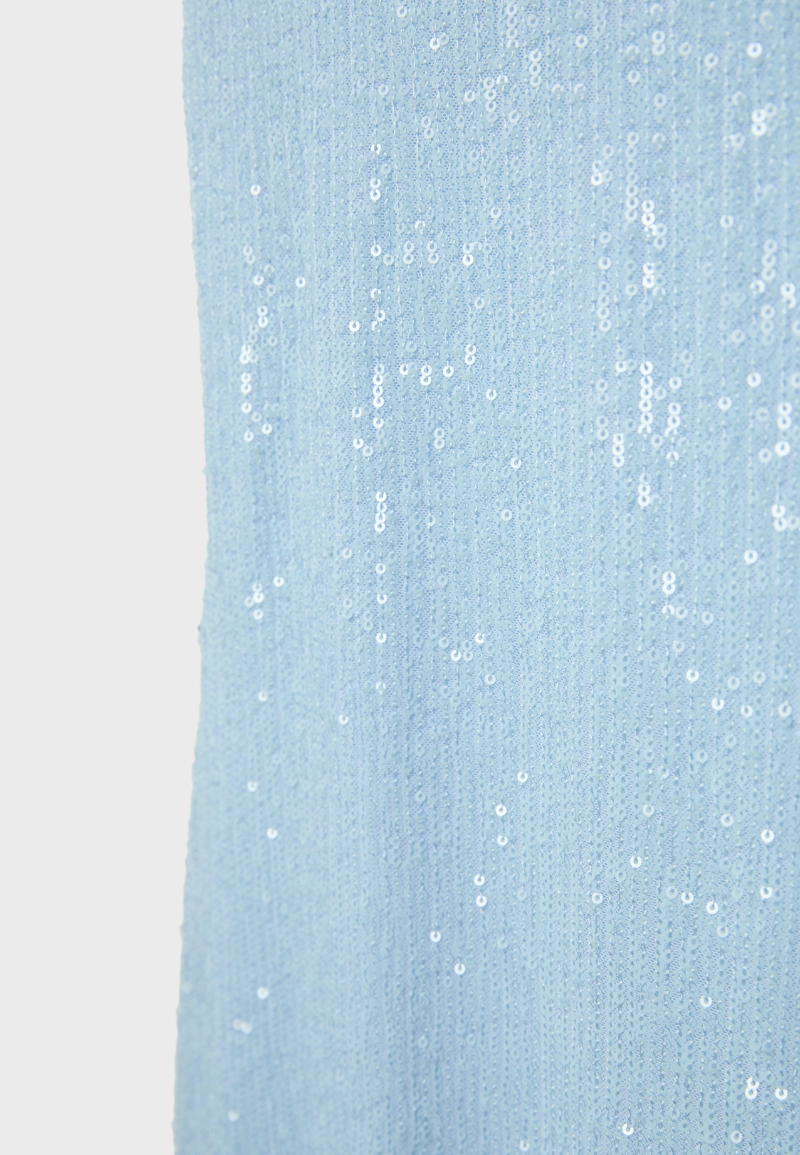 Платье мини с пайетками