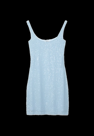 Платье мини с пайетками- Заказать в России