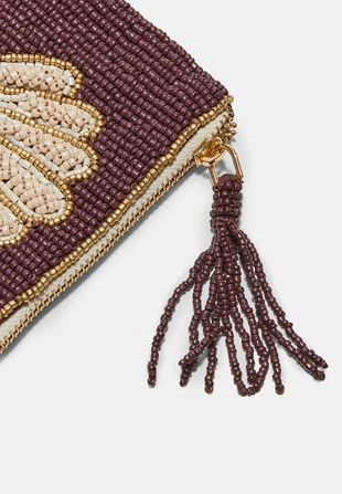 Маленький кошелек с бусинами- Заказать в России