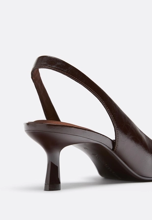 Лакированные туфли на каблуке- Заказать в России