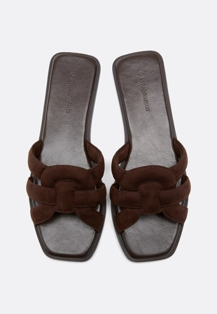 Сандалии из искусственной кожи- Заказать в России