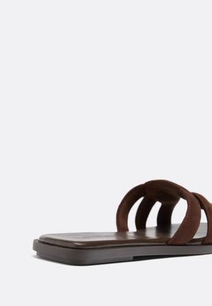 Сандалии из искусственной кожи- Заказать в России