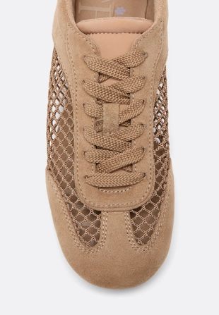 Кроссовки из сетки с искусственной замшей- Заказать в России