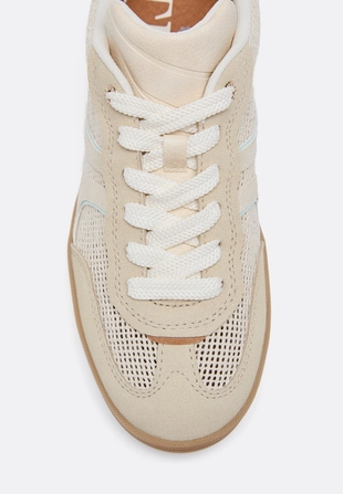 Кеды перфорированные с кожаными деталями- Заказать в России