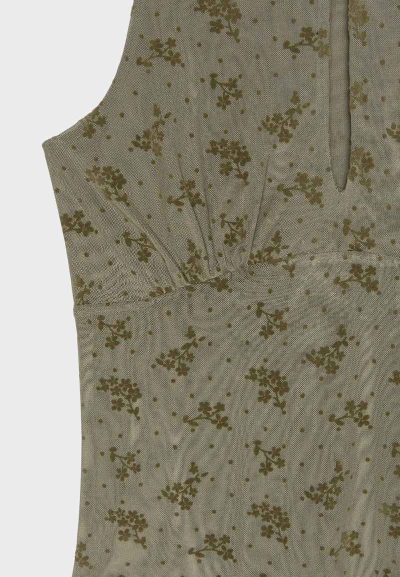 Топ без рукавов в стиле ципао