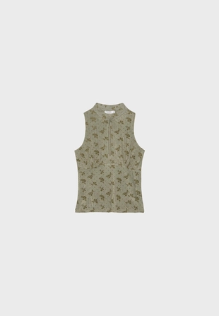 Топ без рукавов в стиле ципао- Заказать в России