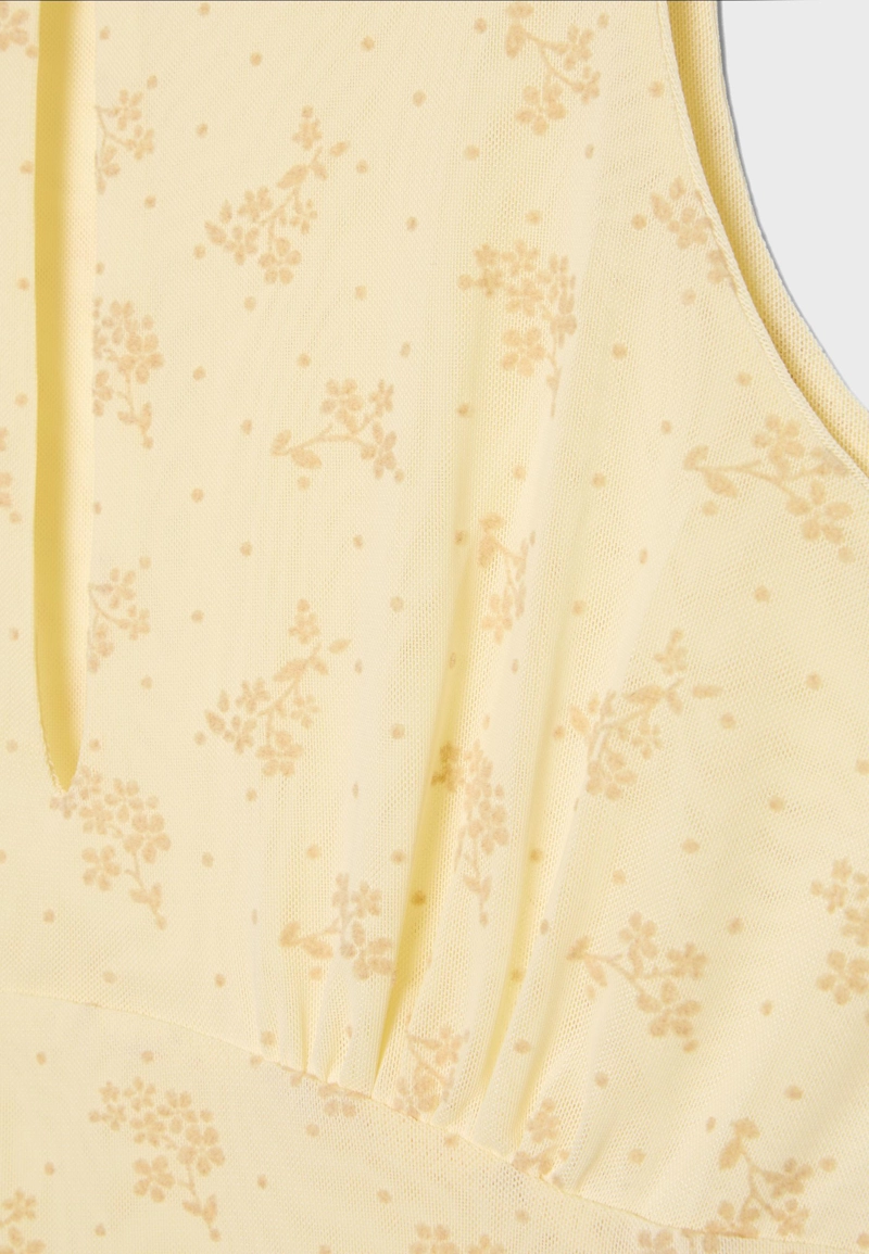 Топ без рукавов в стиле ципао