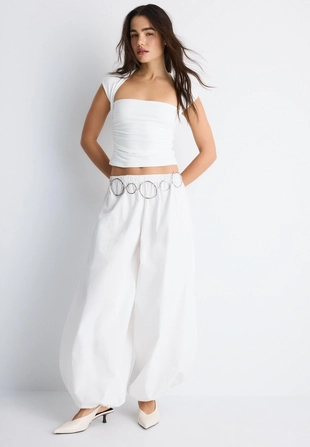 Майка из полиамида с квадратным вырезом- Заказать в России