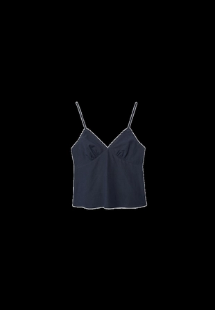 Рустичный топ с бретельками- Заказать в России