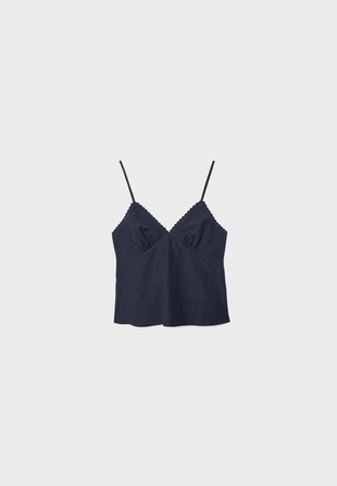 Рустичный топ с бретельками- Заказать в России