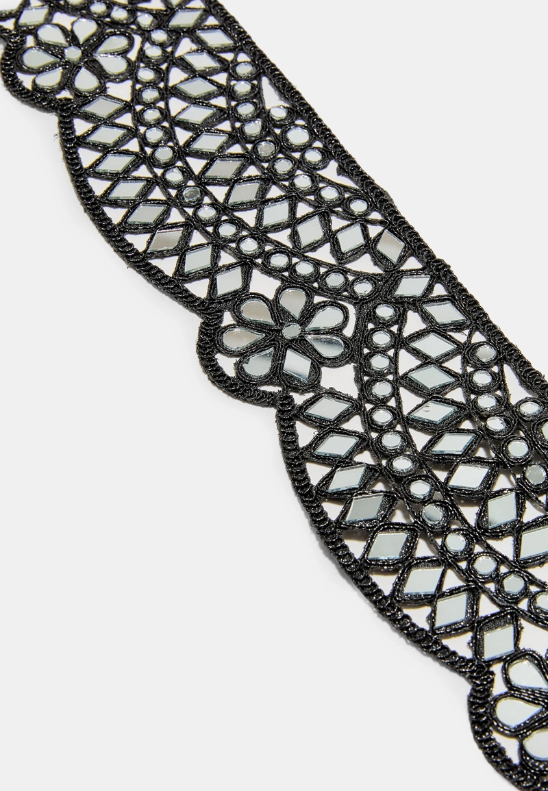 Ремень с зеркальными волнами