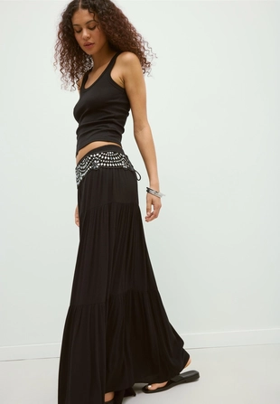 Ремень с зеркальными волнами- Заказать в России