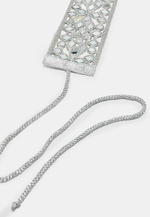 Ремень с зеркальными вставками- Заказать в России