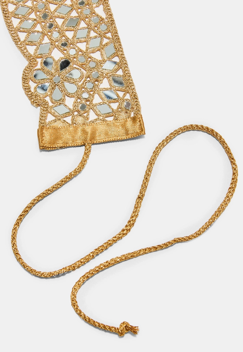 Ремень с зеркальными волнами