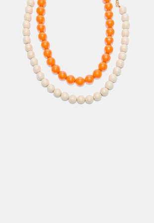 Набор из 2 ожерелий с бусинами- Заказать в России