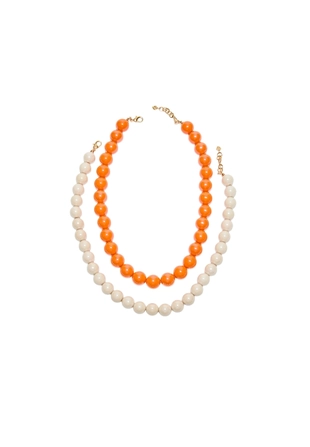 Набор из 2 ожерелий с бусинами- Заказать в России