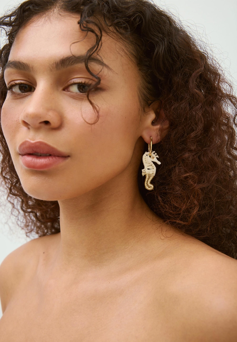 Серьги «Морской конек»