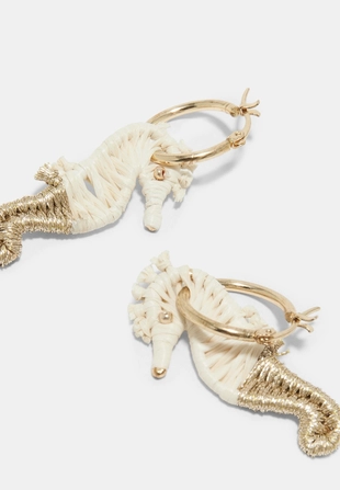 Серьги «Морской конек»- Заказать в России