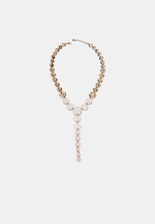 Колье-лассо с эмалированной текстурой- Заказать в России