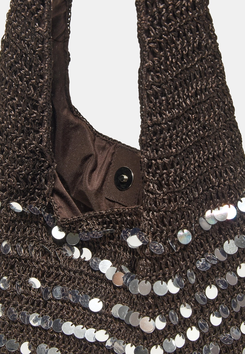 Сумка на плечо с пайетками