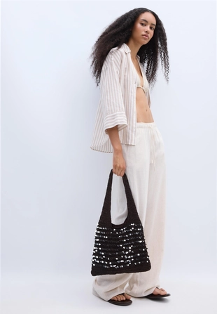 Сумка на плечо с пайетками- Заказать в России