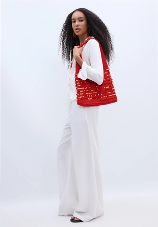 Сумка на плечо с пайетками- Заказать в России