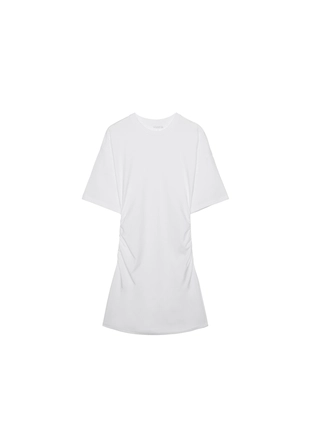 White|2405/134/003 - Stradivarius Короткое платье-футболка