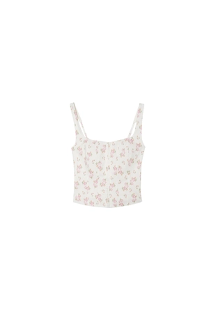 Pale pink|2095/119/143 - Stradivarius Топ-корсет на бретелях