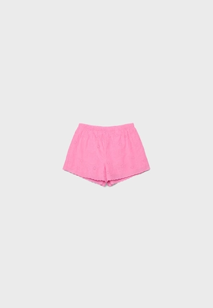 Bubblegum pink|1384/698/146 - Stradivarius Шорты с вышивкой