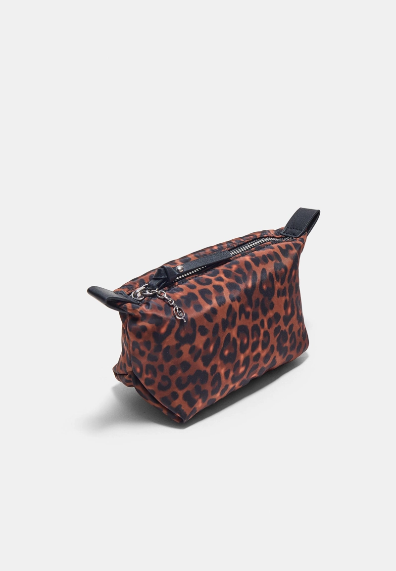 Косметичка с леопардовым принтом