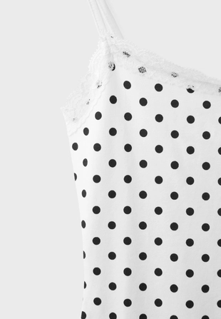Боди с деталями из блонд lace- Заказать в России