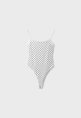 Боди с деталями из блонд lace- Заказать в России