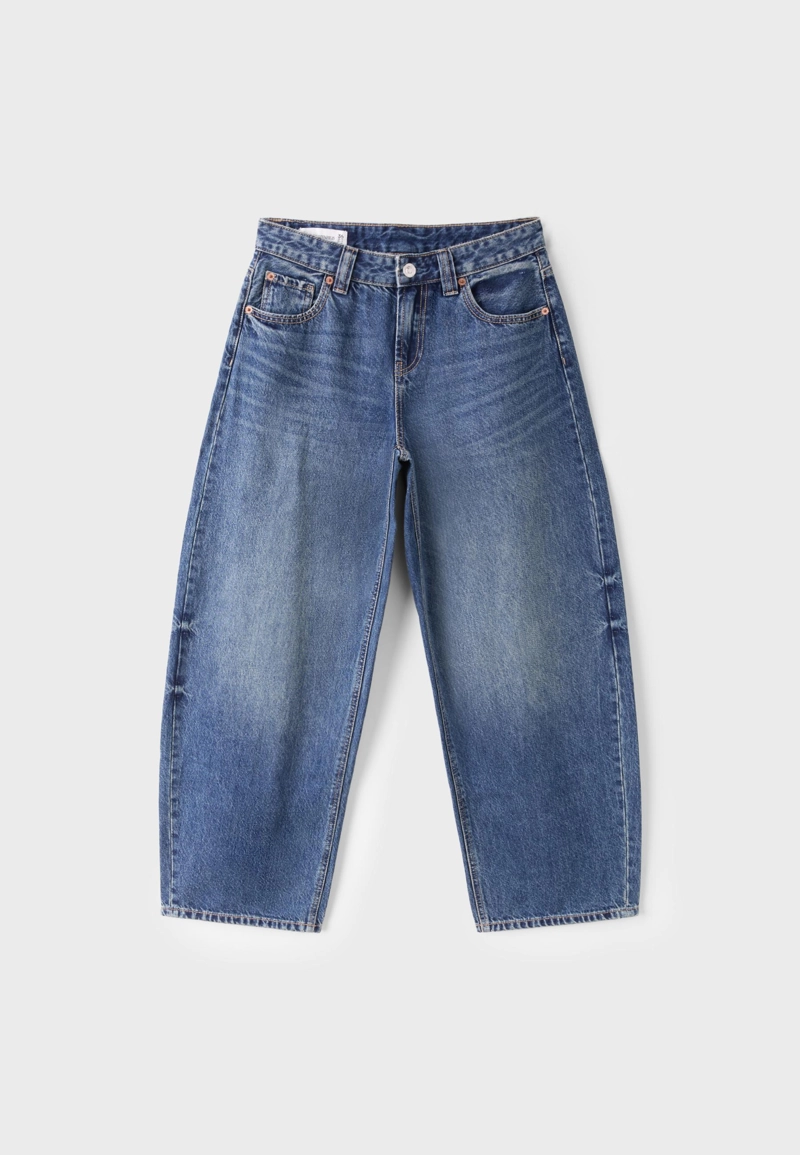 Джинсы barrel fit D80