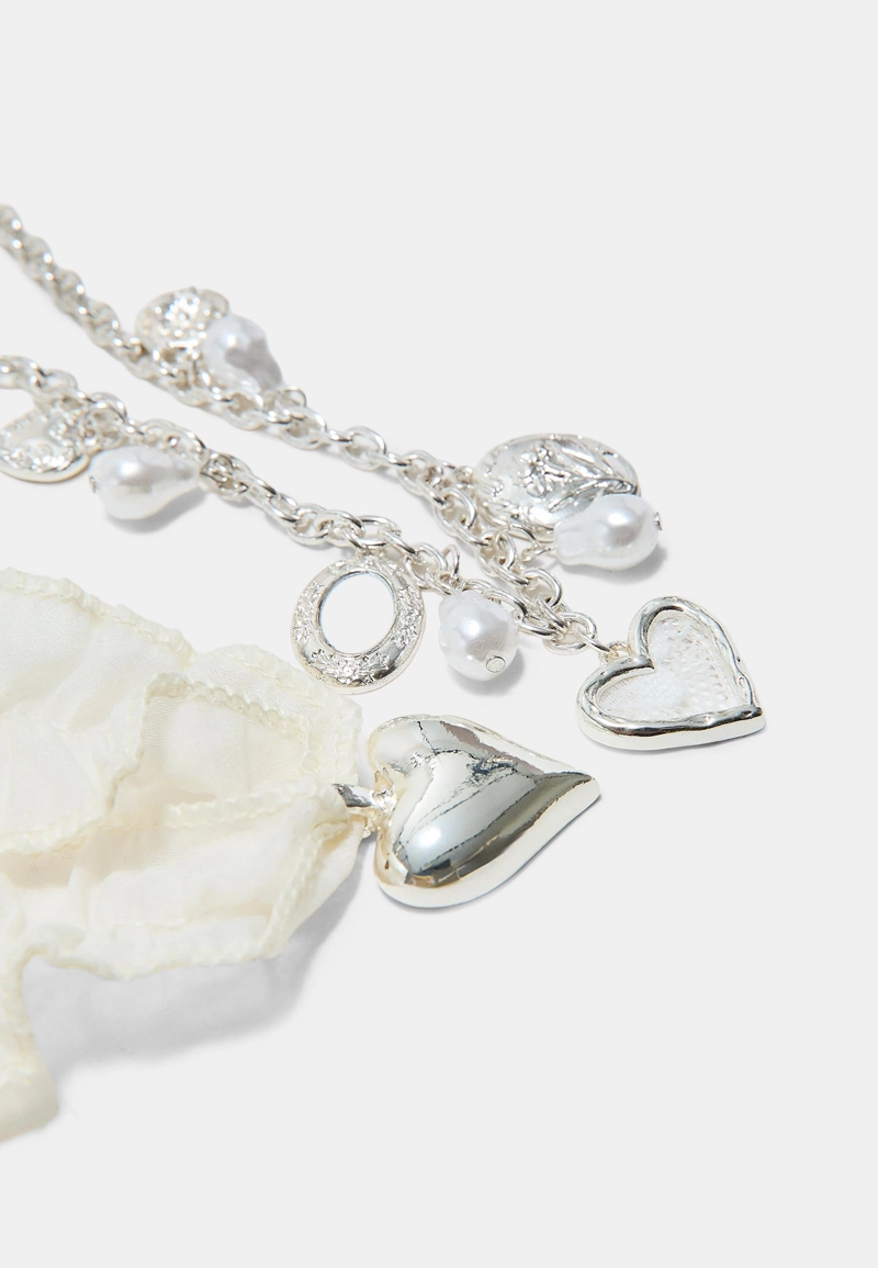 Набор многослойных колье с подвесками