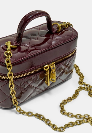 Стеганая сумка через плечо с ручкой- Заказать в России