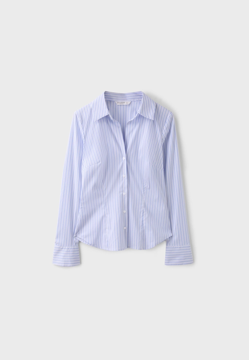 Базовая приталенная рубашка