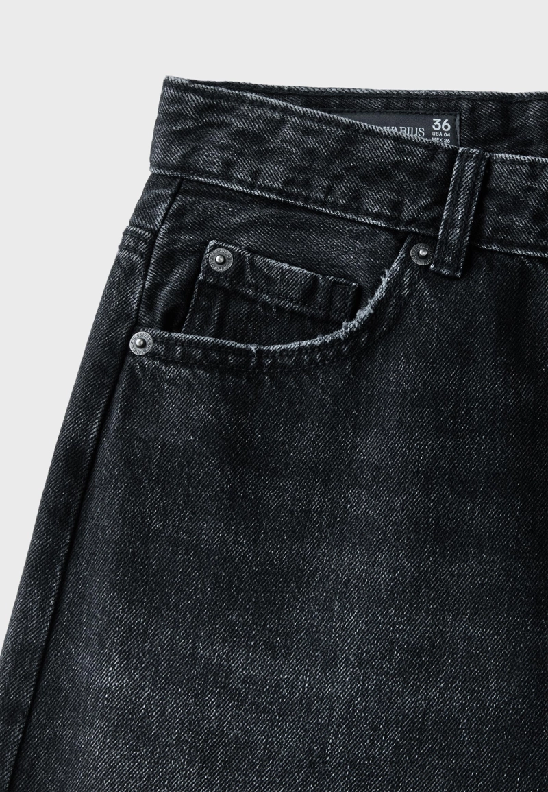 Джинсы barrel fit D80