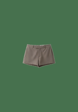 Brown|4931/244/456 - Stradivarius Классические шорты со шлевками