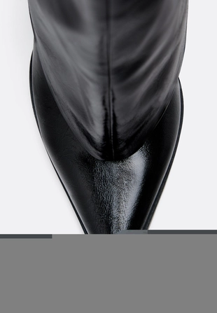 BLACK |9866/870/040 - Stradivarius Сапоги на шпильке — ползунки