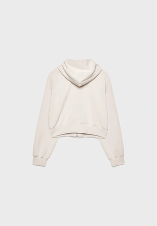 Толстовка на молнии из мягкой ткани- Заказать в России